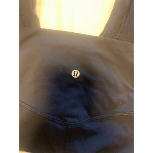 Lululemon Plain Black Crop Leggings